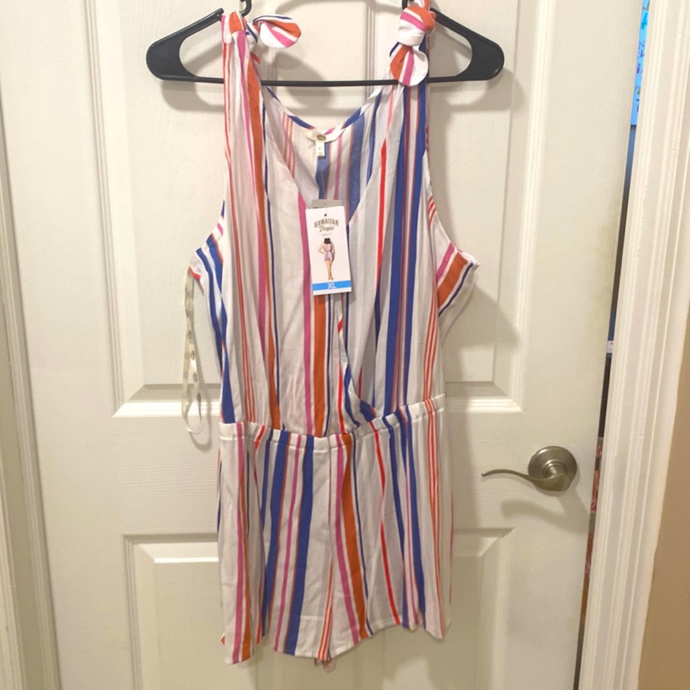 NWT Hawaiian Tropic Multicolor Romper